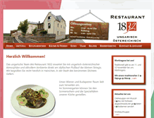 Tablet Screenshot of 1832restaurant.de